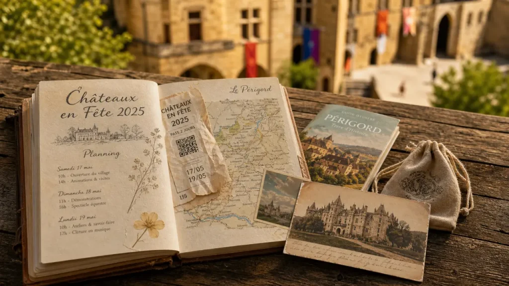 Château en fête Dordogne 2025 : carnet planning, programme