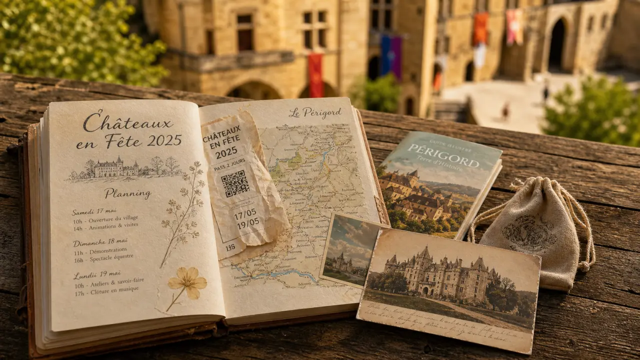 Château en fête Dordogne 2025 : carnet planning, programme