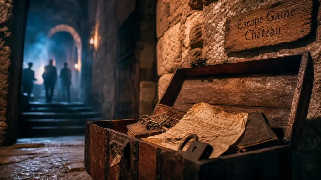 Escape game château Dordogne en Marzac et Puymartin, ambiance médiévale et clés