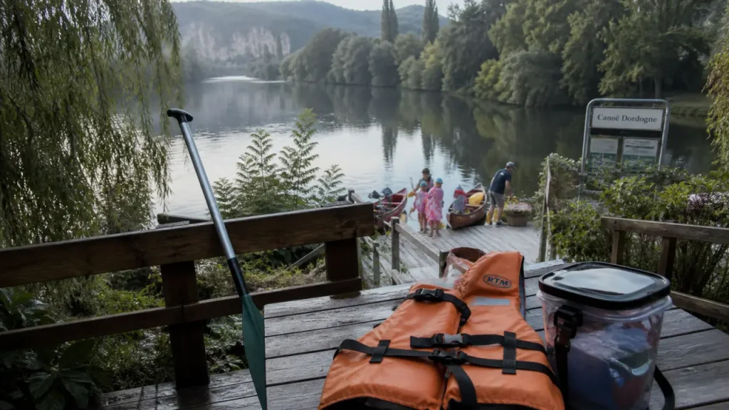 Camping Dordogne canoë : dormir au bord de la rivière et partir sans navette compliquée