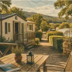 Camping la Fage Lascaux Dordogne 4 étoiles, piscine couverte et mobil-homes au calme