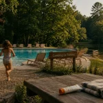 Camping la tuilière dordogne : piscine et étang privé pour familles