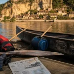 canoë dordogne la roque-gageac, gilets et pagaies