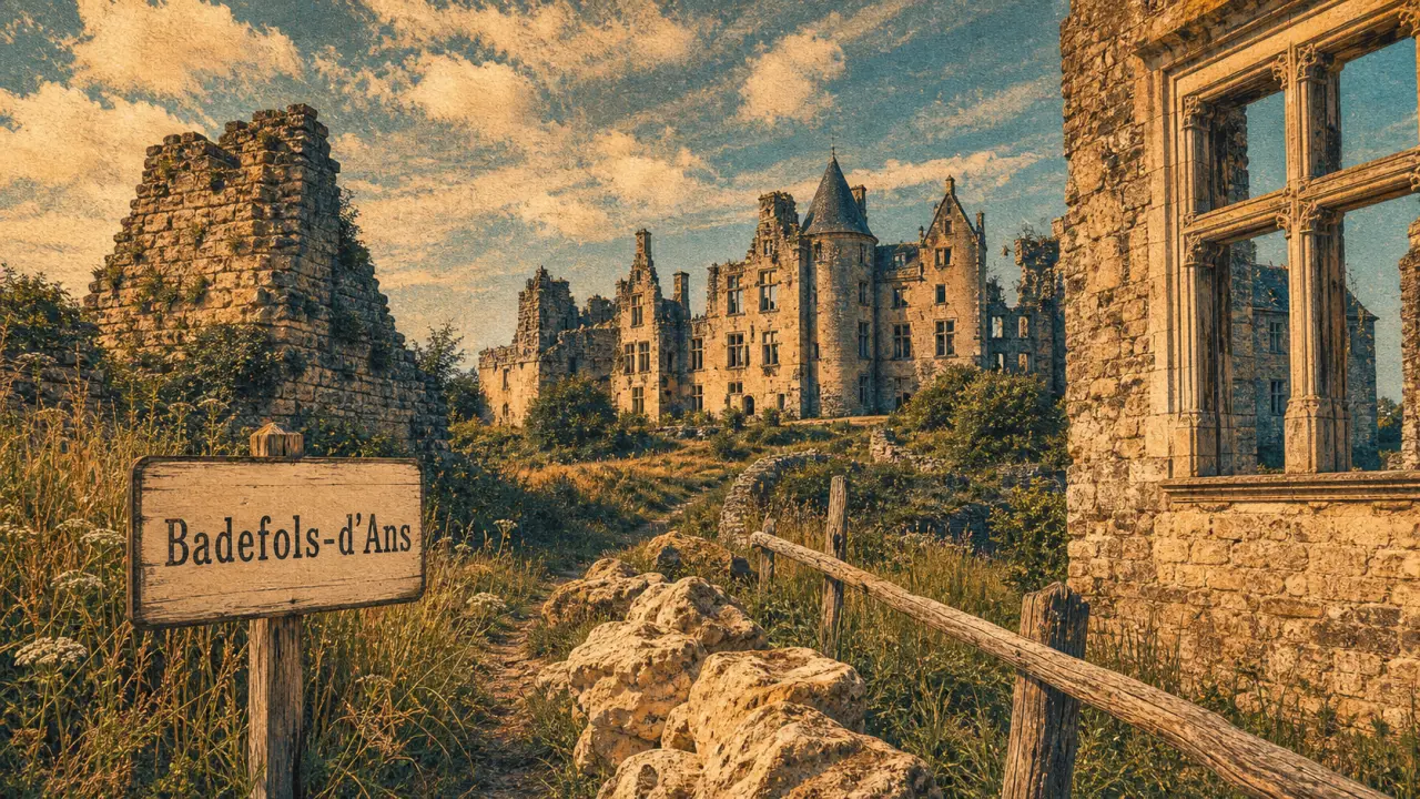 Château de badefols sur dordogne : vestiges de Badefols-d’Ans