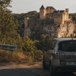 Château de Bannes Dordogne : vue sur forteresse médiévale Renaissance