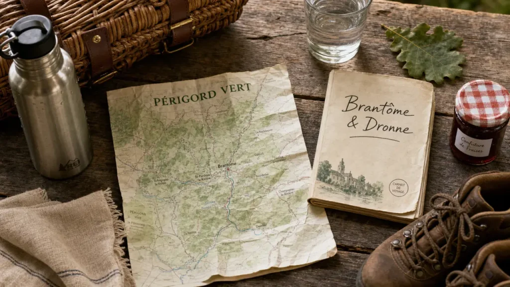 Tourisme vert Dordogne : guide et carte Brantôme & Dronne, balade nature