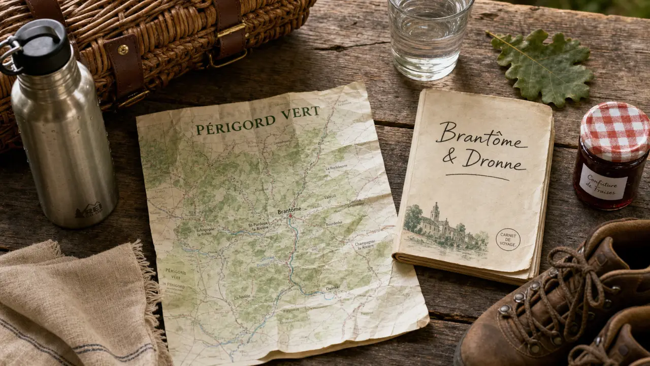 Tourisme vert Dordogne : guide et carte Brantôme & Dronne, balade nature