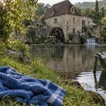 Camping le moulin de Paulhiac Dordogne : rivière et moulin, vue au Céou à Daglan