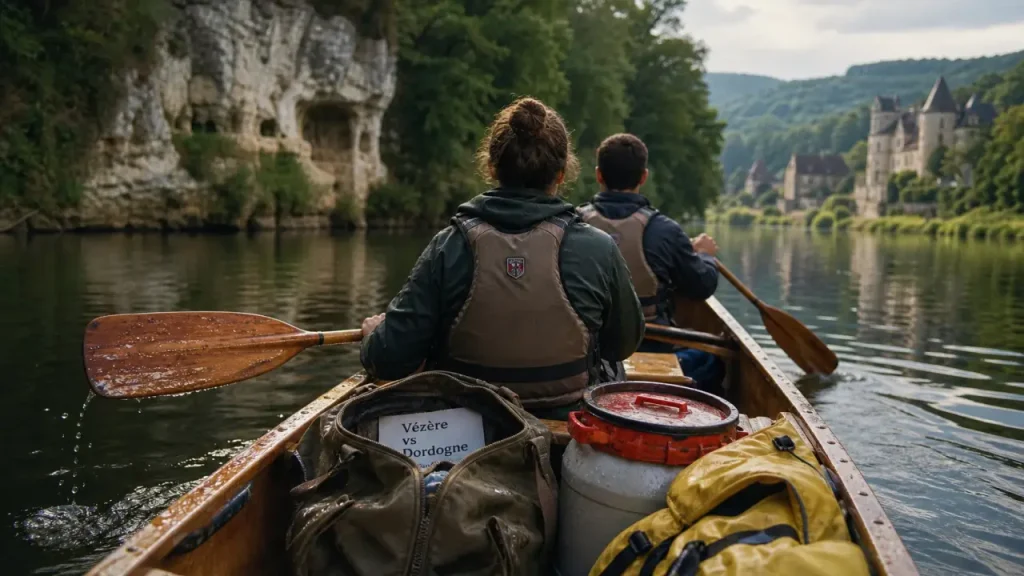 Vézère ou Dordogne en canoë : calme préhistorique ou châteaux spectaculaires ?