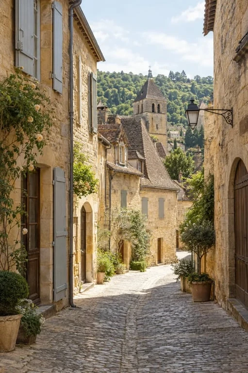 Saint-Cyprien Dordogne office tourisme et vue de la cité médiévale