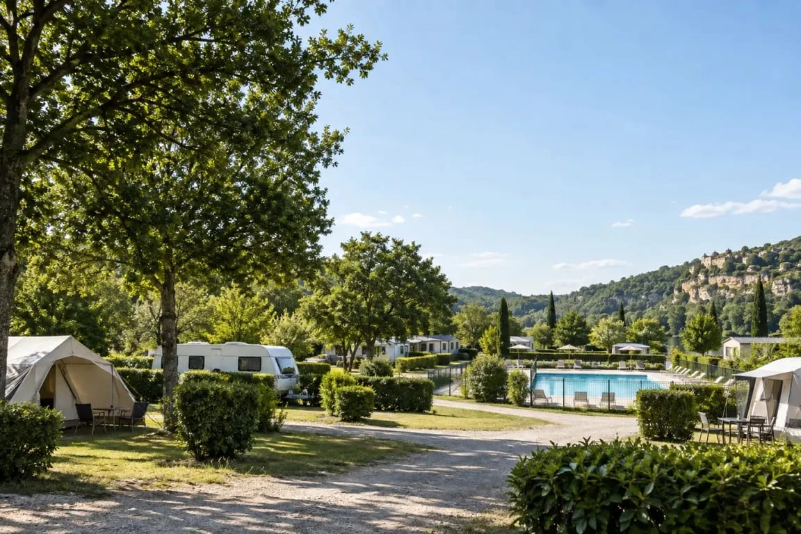 Camping Dordogne Le Tiradou 3 étoiles dans un cadre verdoyant du Périgord Noir