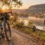 Voyage à vélo Dordogne : voie verte au bord de la Vézère