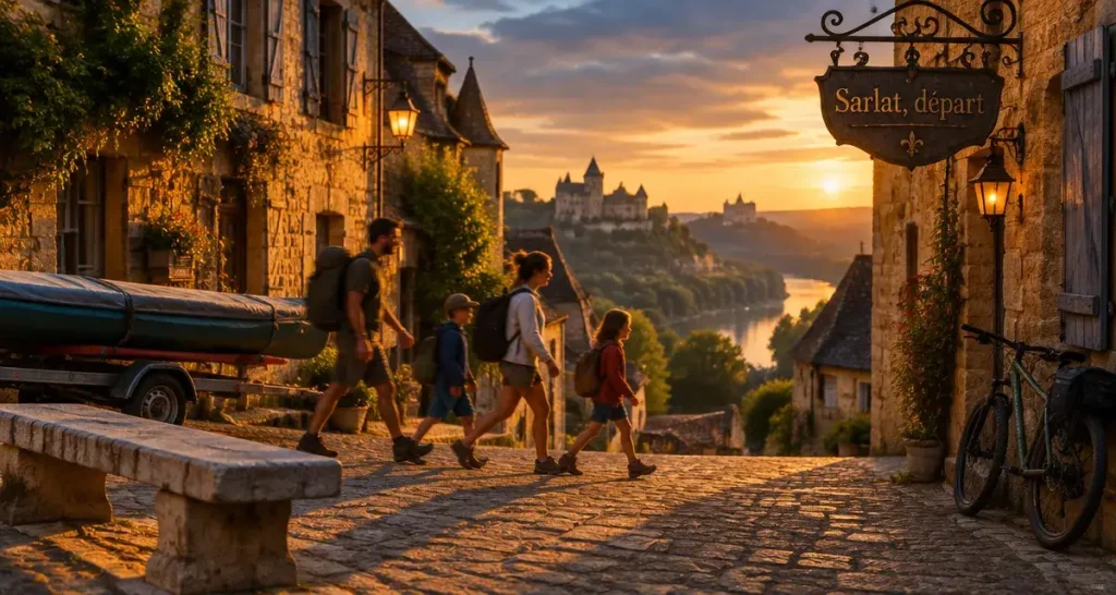 Activités autour de Sarlat : vieille ville, canoë, châteaux et grottes
