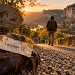 Dordogne prehistoire tourisme : panneau Lascaux IV