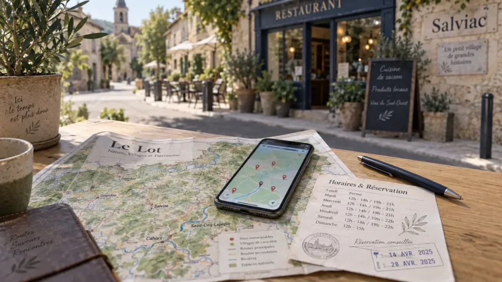 Restaurants à Salviac dans le Lot : vérifiez l’ouverture avant de choisir votre table
